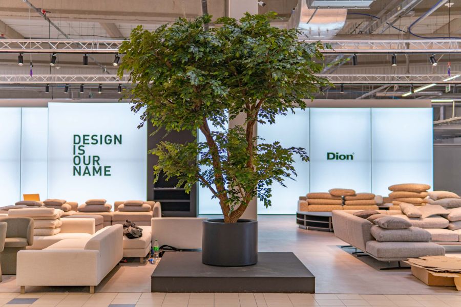 Sztuczny Fikus Benjamin - Drzewo na Targach w Warszawie 12